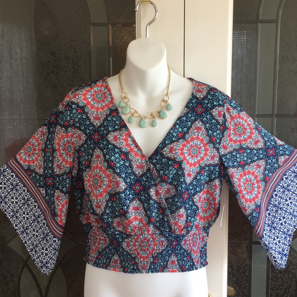 Boho crop Top
